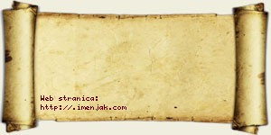 Janko Kolak vizit kartica